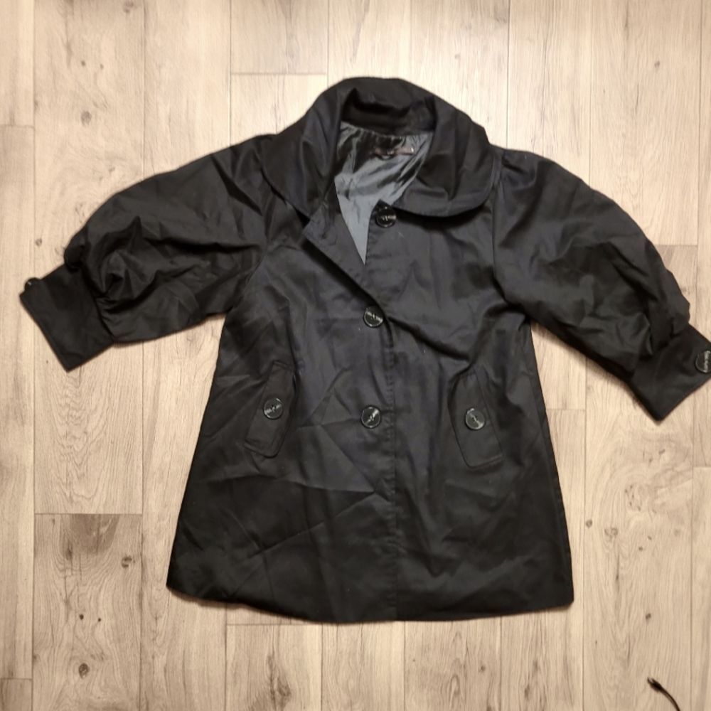 NWOT Anthropologie Hazel Black Jacket Size M